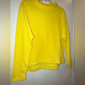 Dudley Stephens Greenpoint Boatneck Terry Fleece Sunshine pullover sweatshirt M
